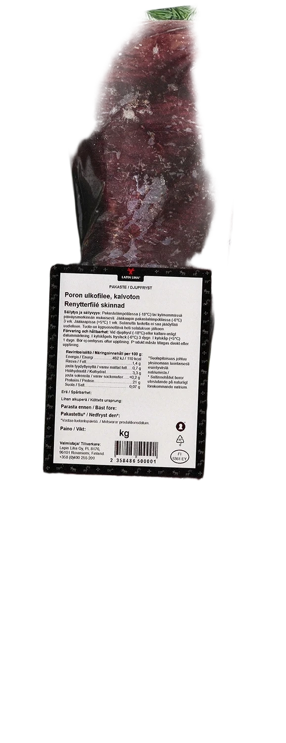Renytterfilé skinnad cirka 400g