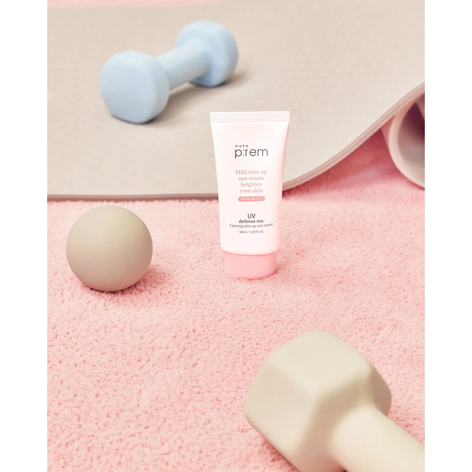 Make Prem UV Defense Me Calming Tone Up Sun Screen