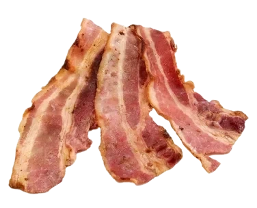 Stekt bacon skivet 1kg