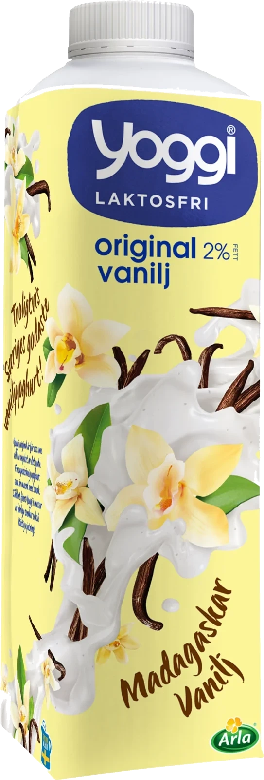 Org laktosfri vaniljyoghurt Madagaskar