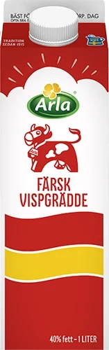 Färsk vispgrädde 40%