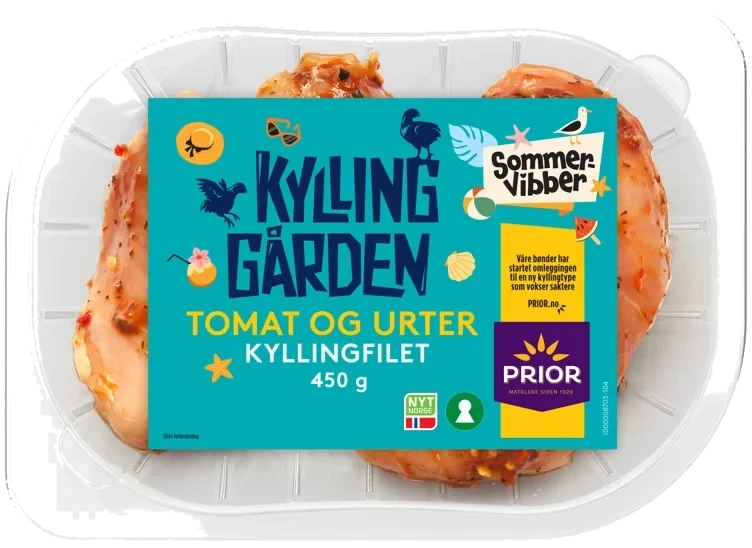 KG Kyllingfilet Tomat & Urter 450g