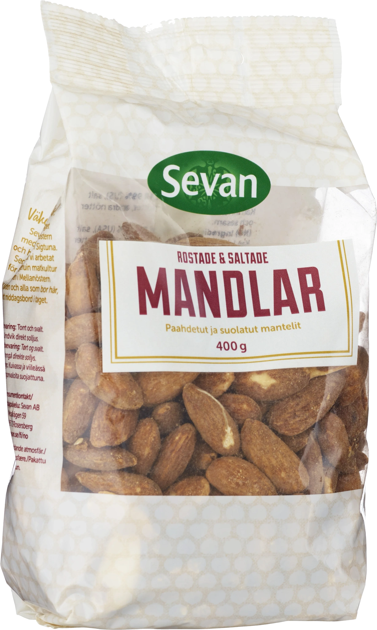 Mandlar rostade och saltade