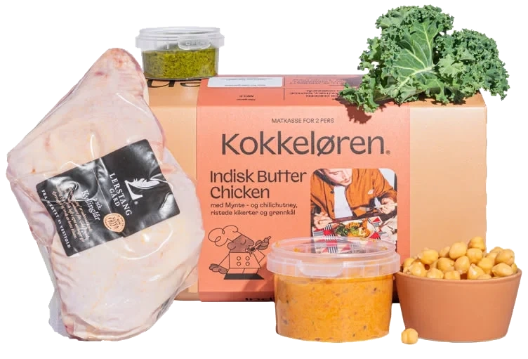 Butter Chicken Matkasse for 2 Kokkeløren