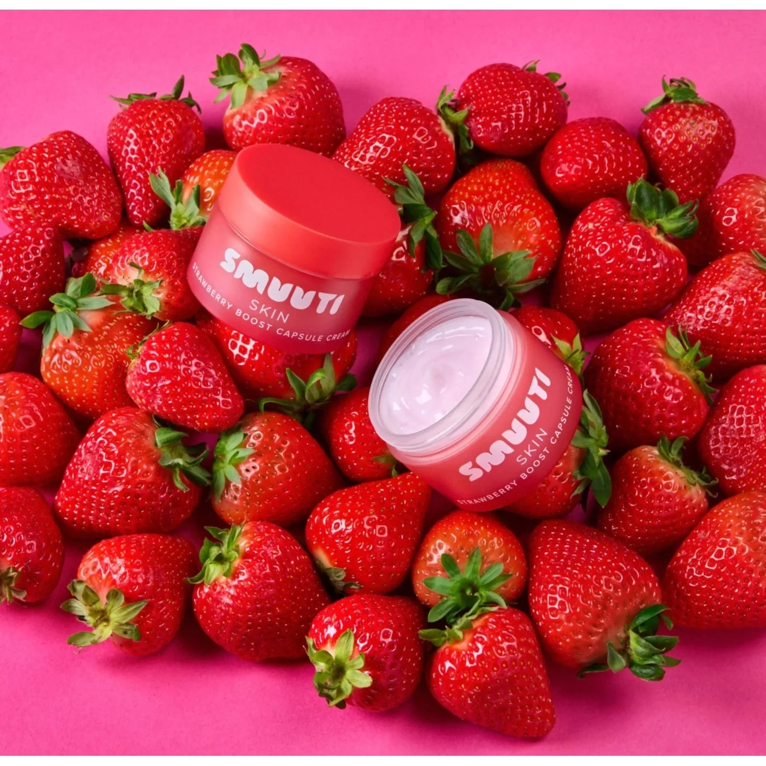 Smuuti Skin Strawberry Boost Capsule Cream