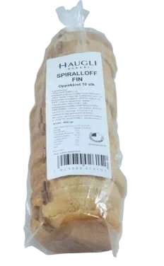 Spiralloff Fin Oppskjært 400g Haugli Bakeri