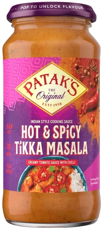 Patak's Tikka Masala Hot & Spicy 450g