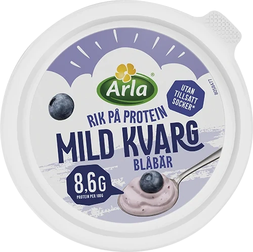 Mild kvarg blåbär