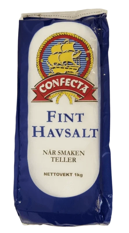 Confecta Havsalt Fint pose 1kg