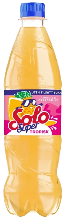 Solo Super Tropisk 0,5l flaske