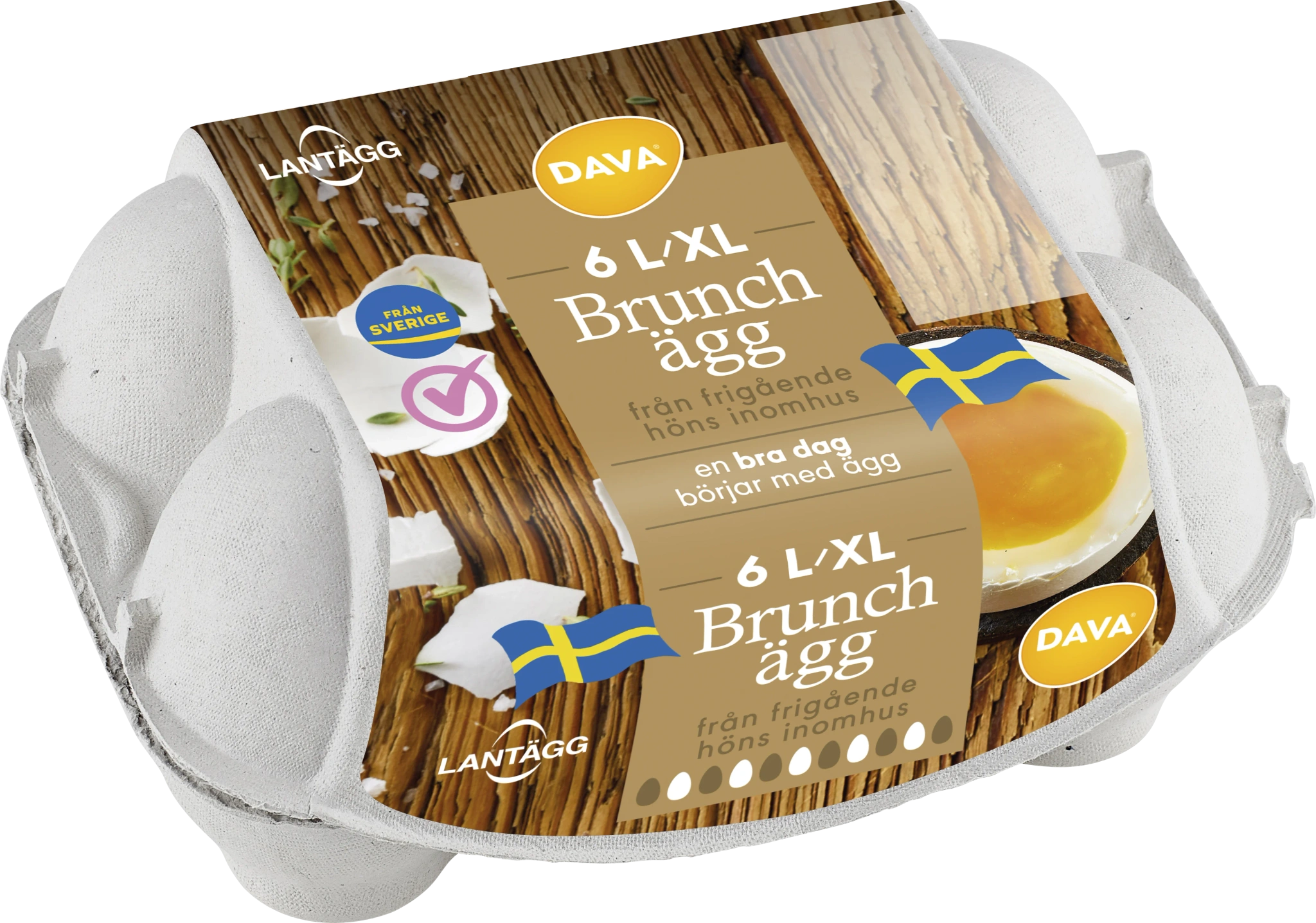 Brunchägg frig