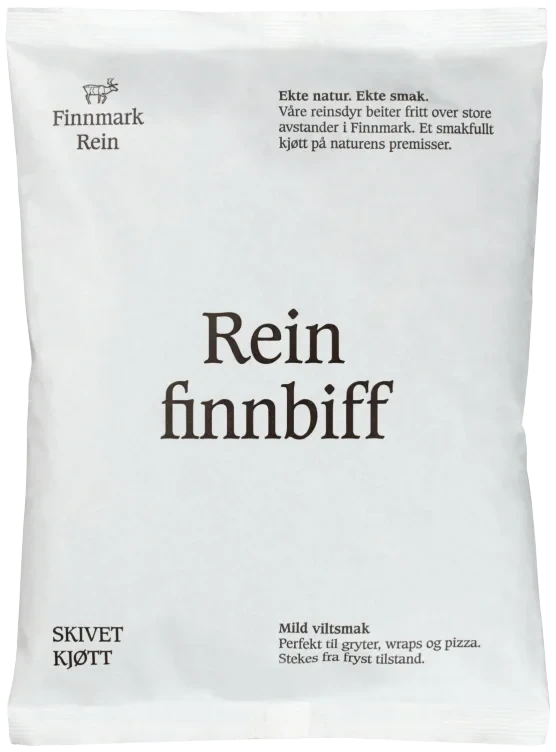 Rein Finnbiff 400g Finnmark Rein