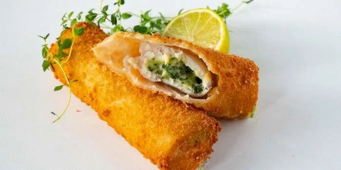 Fylld Sprödbakad fisk m Spenat 160g MSC