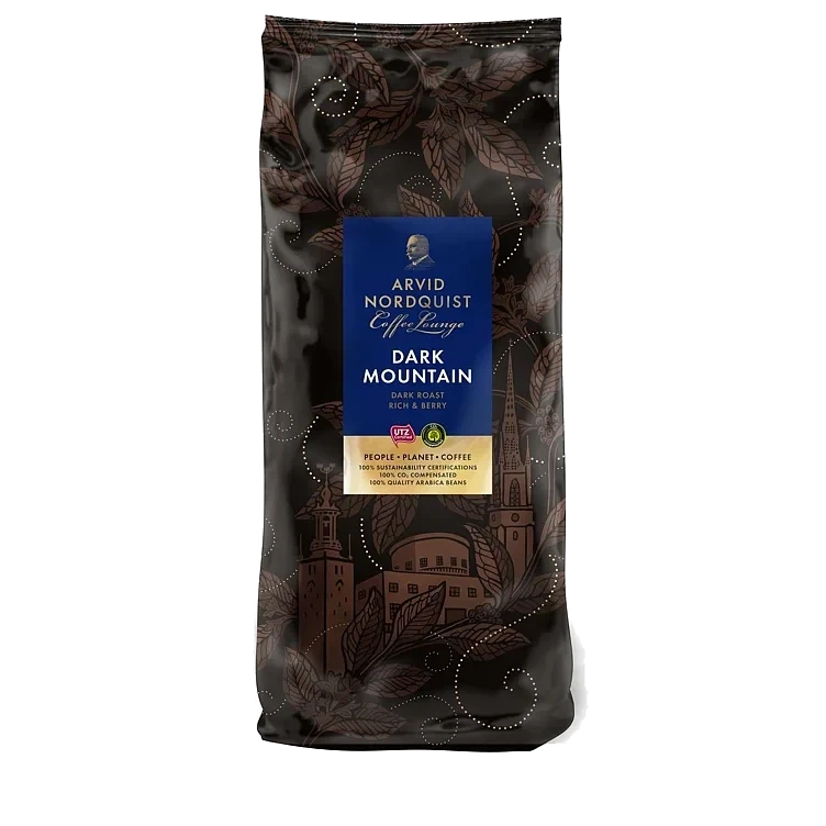 Kaffee dark mountain hele bønner   1kg