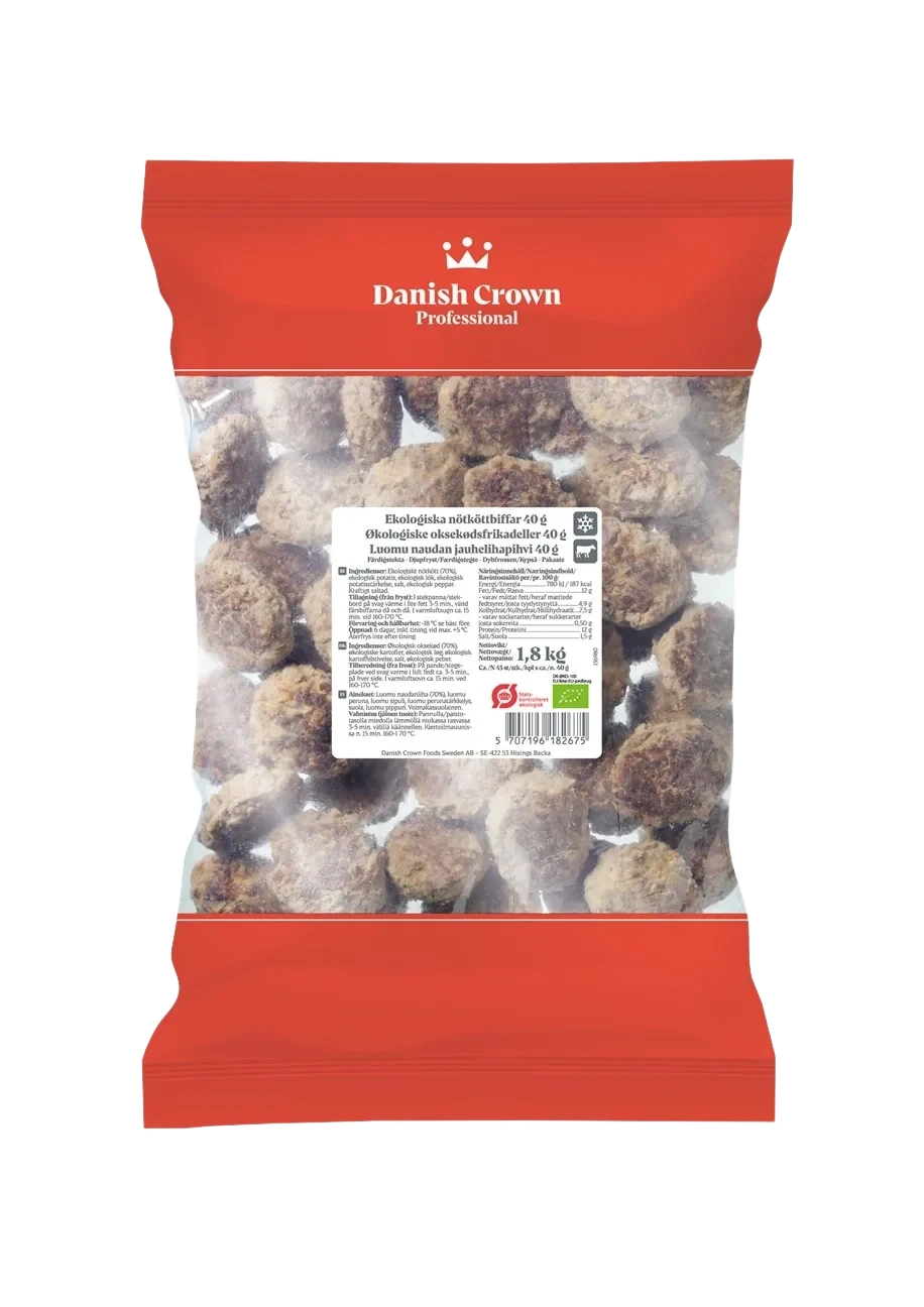 Nötfärsbiff Ekologisk, 40 g