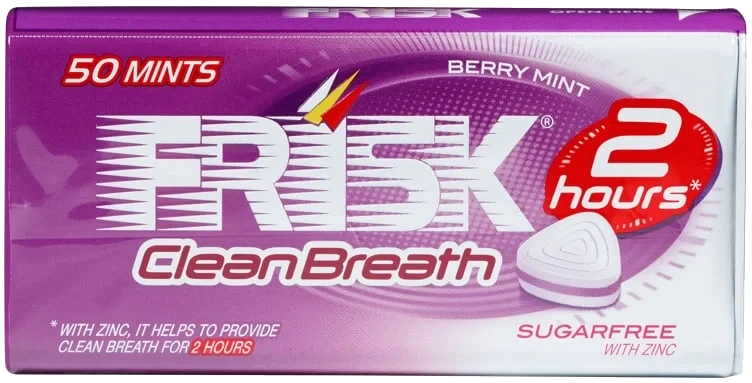Frisk 2 hours clean breath berry mint  35g