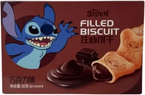 Binqi Stitch Chocolate Kjeks 50g