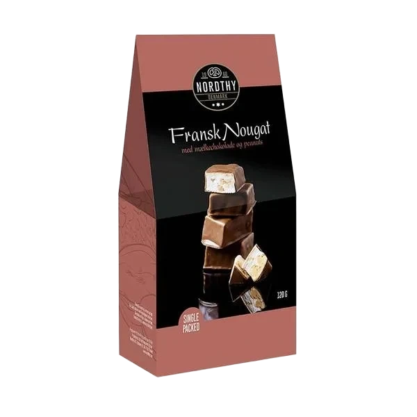 Nordthy French Nougat - Peanøtter og Sjokolade