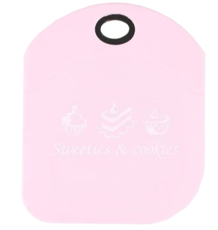 Deigskrape Silikon Rosa 1stk Cacas