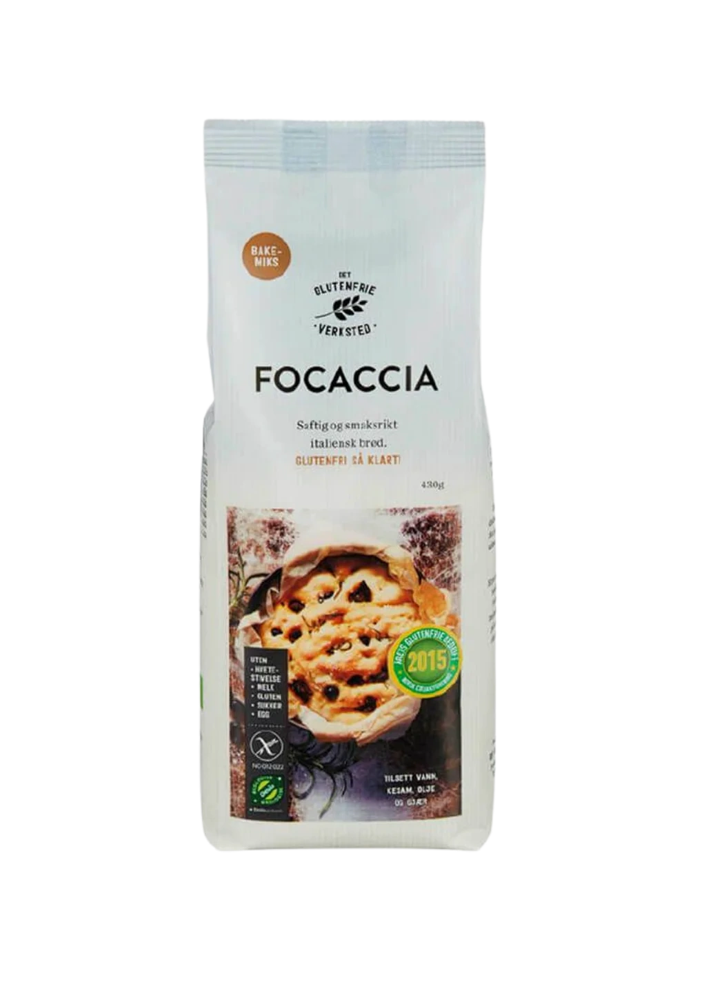 Focaccia økologisk glutenfri