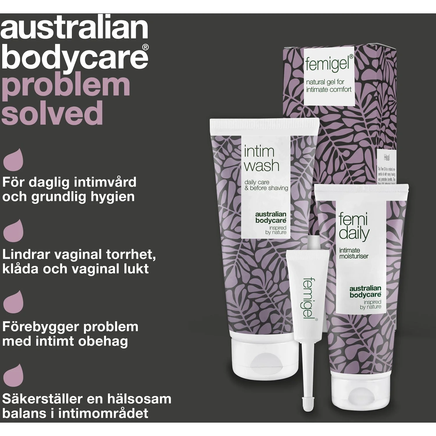 Australian Bodycare Intimate Treatment Kit – 3-Step Care For Itching, Dryness And Discomfort 250 ml