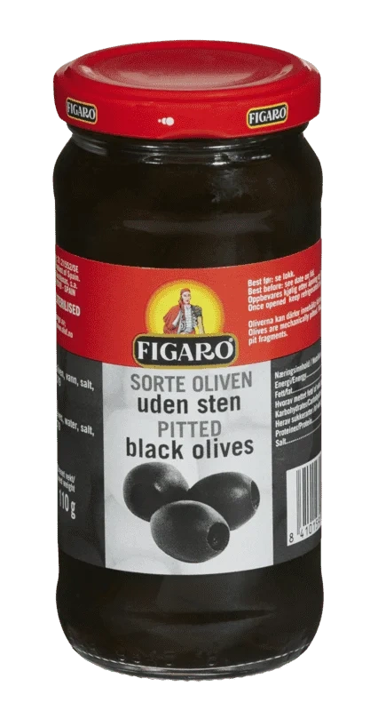 Svarta Oliver Utan Kärnor