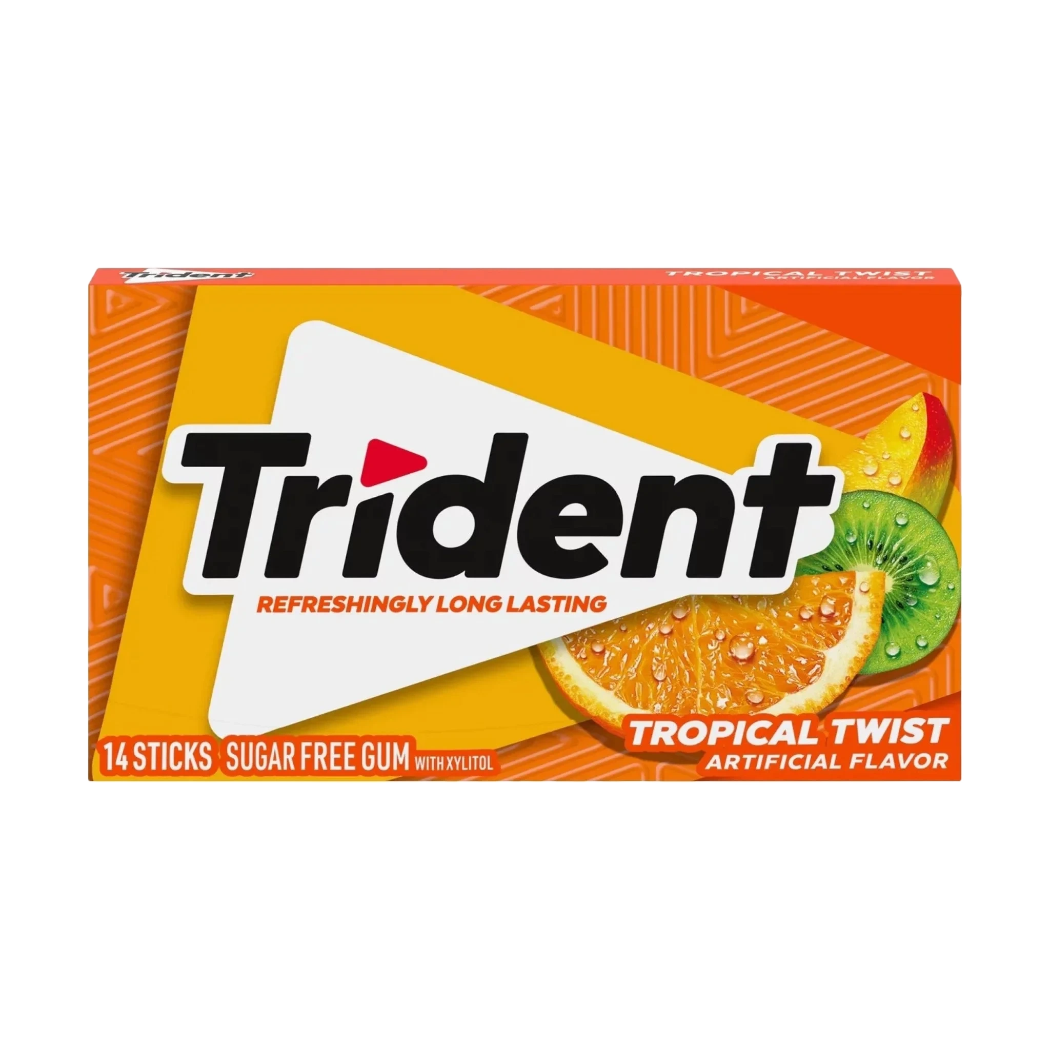 Trident Tropical Twist Gum (14 tyggiser) DATOVARE