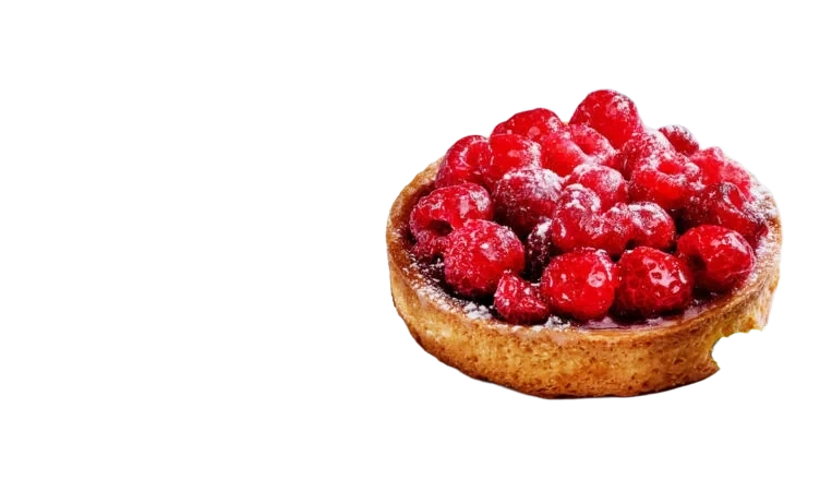 Bringebærterte Fransk 2x110g United Bakeries