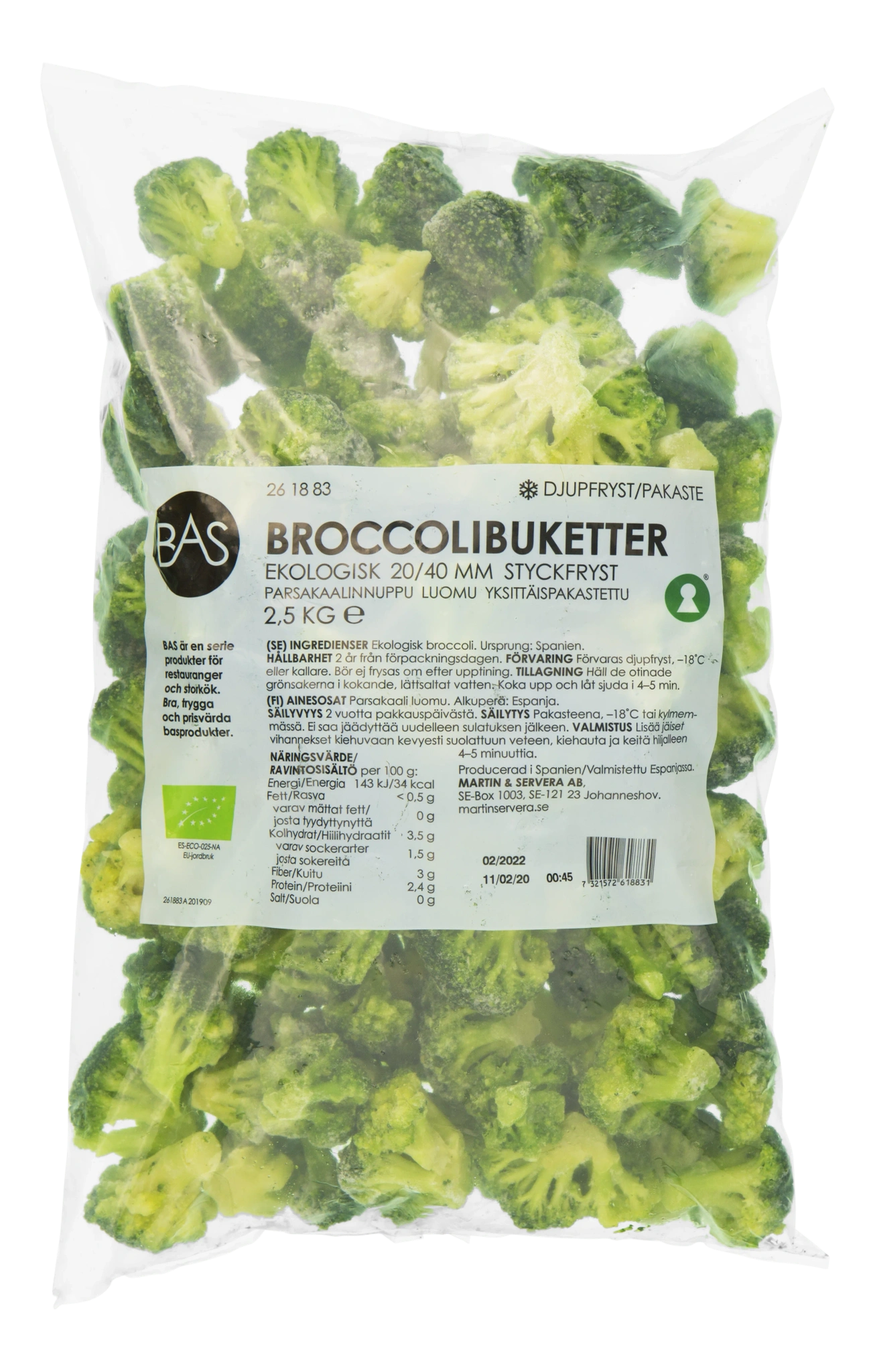 Broccolibuketter Ekologiska