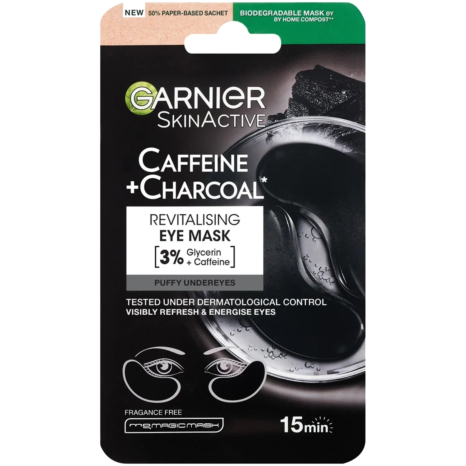 Garnier Skin Active Caffeine + Charcoal
