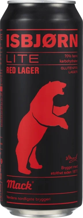 Mack Isbjørn Lite Red Gl.Fri 0,5l boks