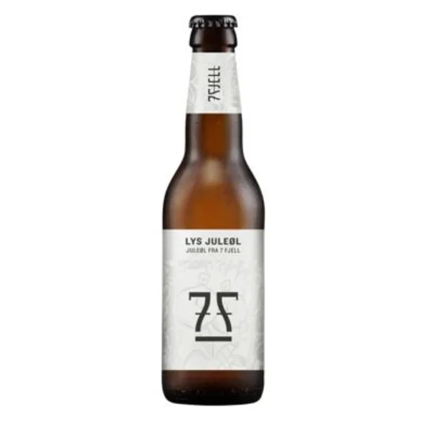 7fjell Julestjerne Lyst Juleøl 0,33l Fl 12stk