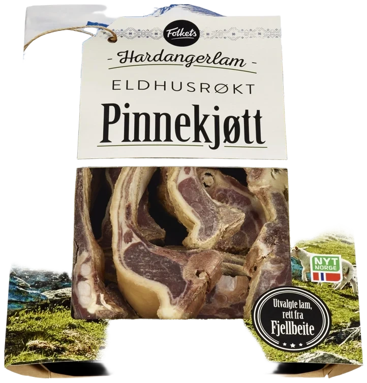 Pinnekjøtt Eldhusrøkt Hardangerlam Folkets