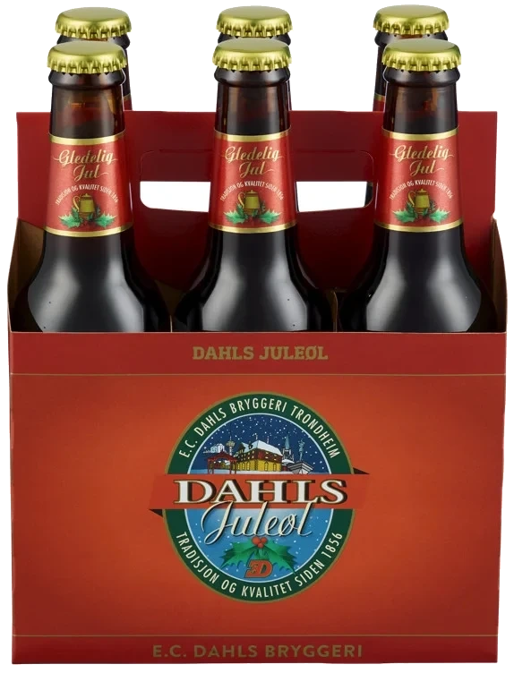 Dahls Juleøl 0,33lx6 flaske
