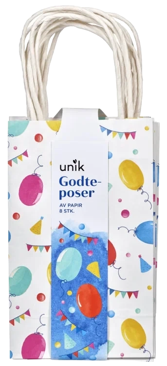 Godteposer Party 8stk Unik