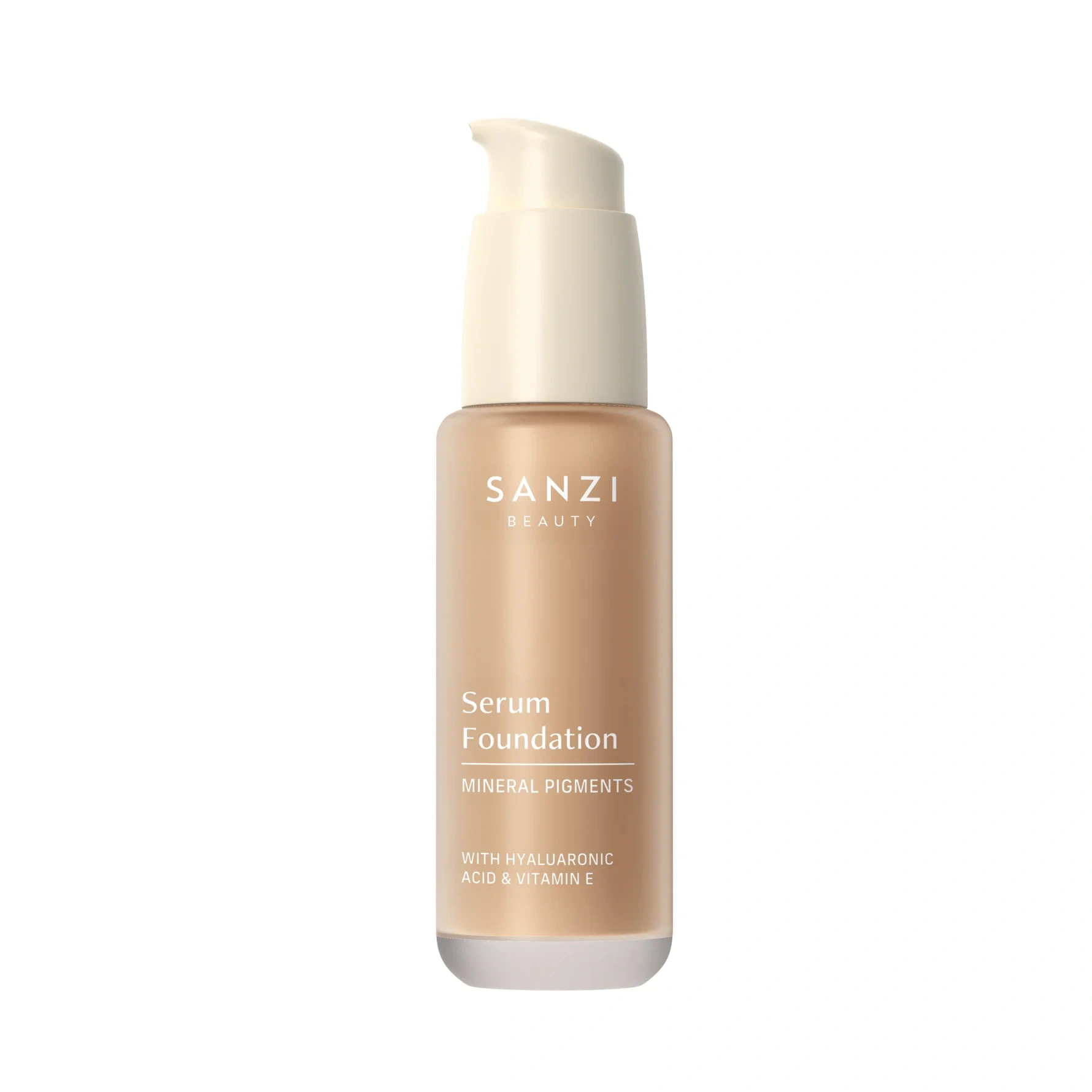 Sanzi Beauty Serum Foundation Mineral Pigments 07 Medium Warm Golden