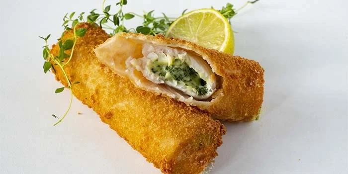 Fylld Sprödbakad fisk m Spenat 160g MSC