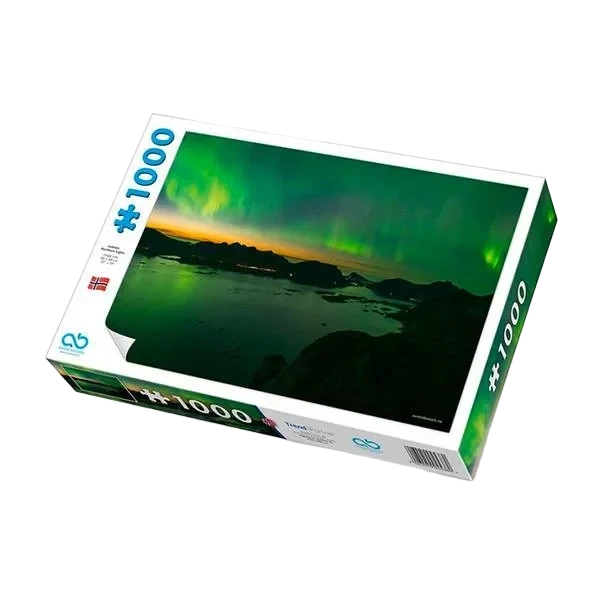 Puslespill 1000 Brikker - Lofoten Northern Lights