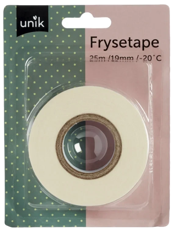 Frysetape 19mmx25,4m Unik