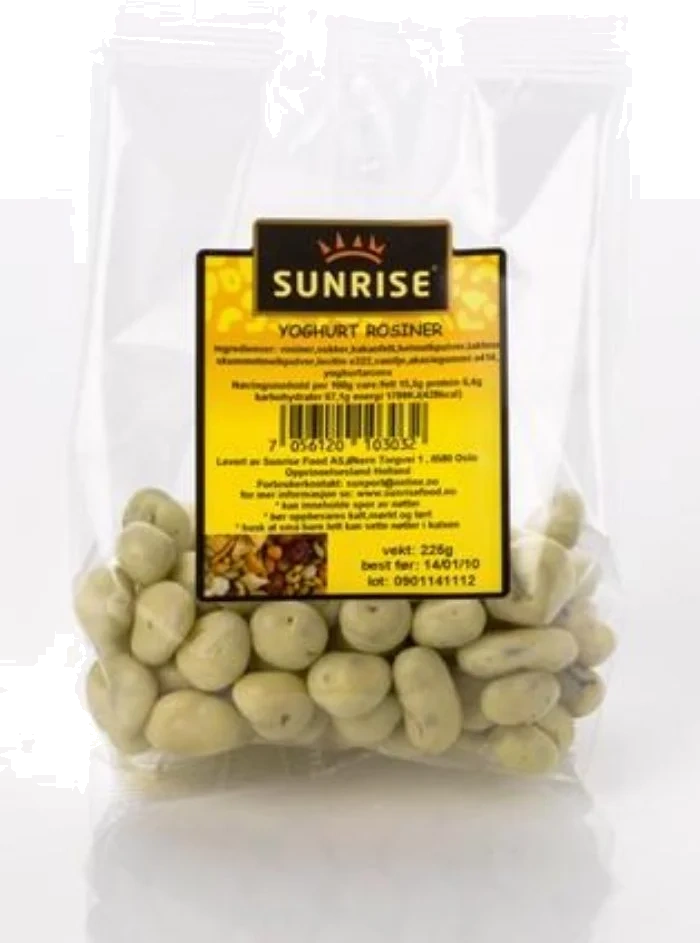 Sunrise Rosiner m/Yoghurt 195g