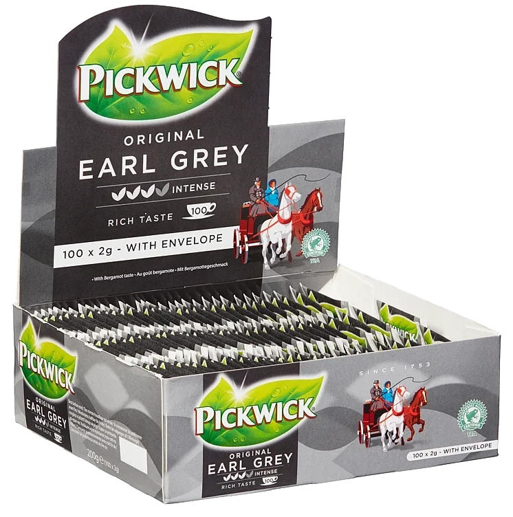 Te pickwick earl grey ra 100stk