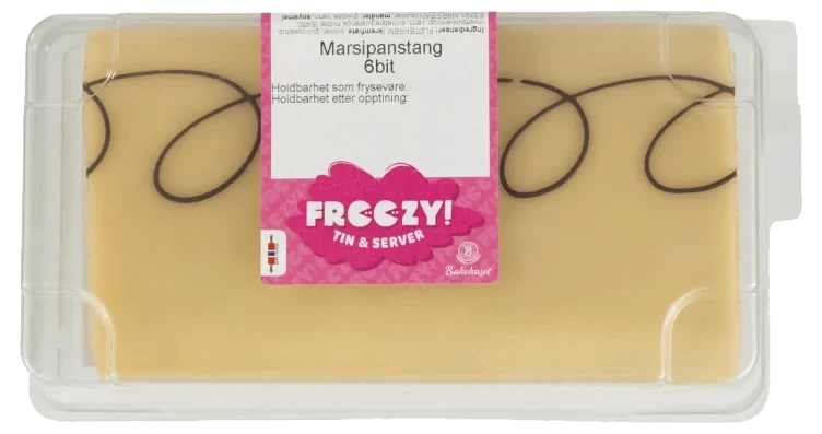 Marsipanstang 6bit 550g Bakehuset