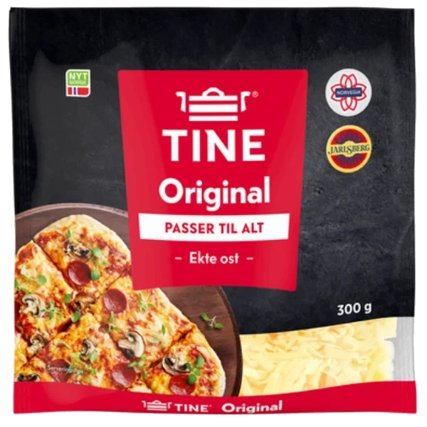 Tine Ekte Revet Ost Original 300 G