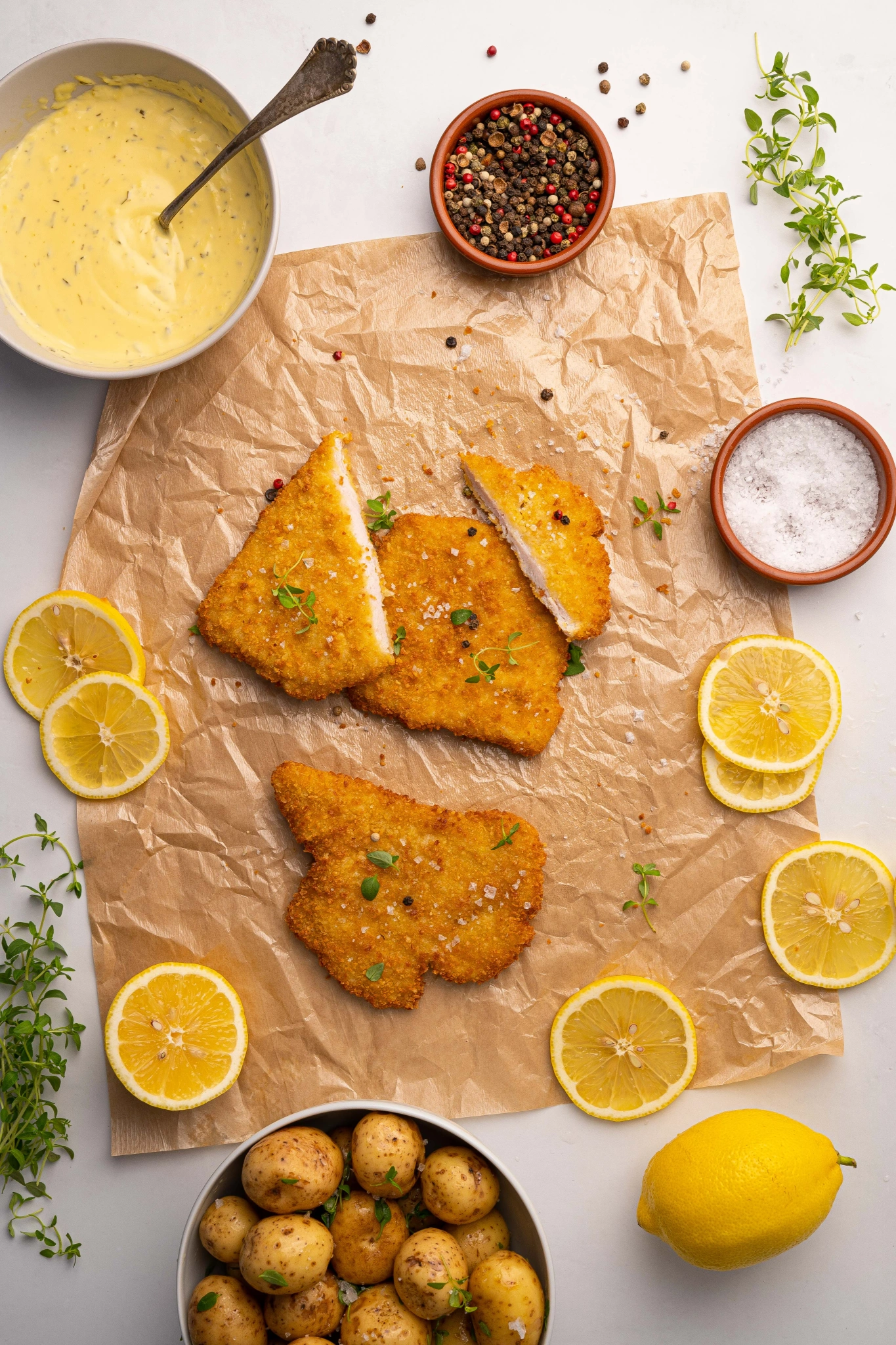 Panerad fläskschnitzel