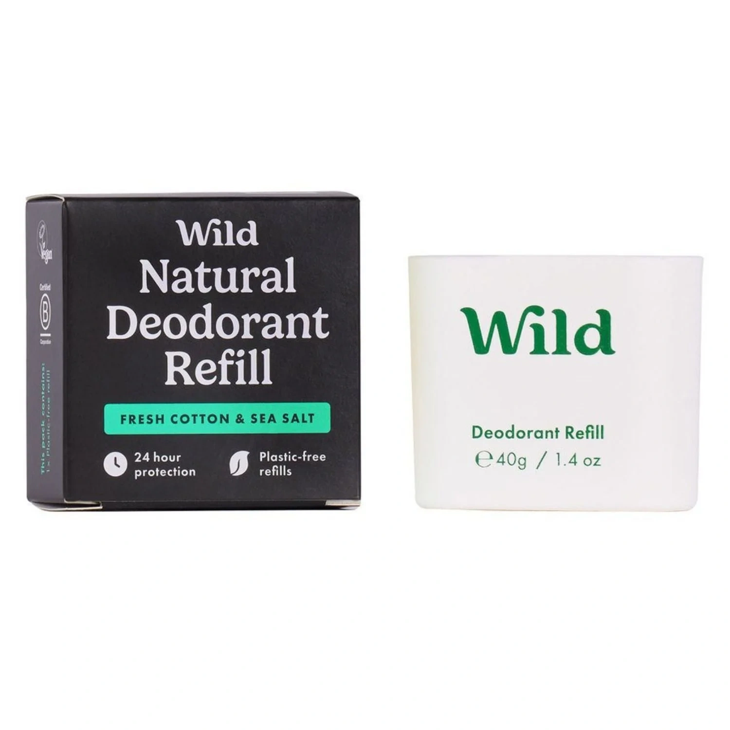 Wild Deo Men Cotton & Sea Salt startpakke