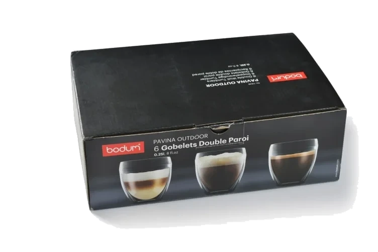Glass Bodum 6stk m/Dobbelvegg 0,25l