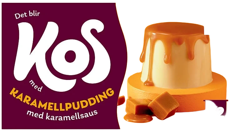Karamellpudding m/Saus 2x150g Kos