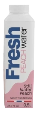 Vann med Ferskensmak 0,5l Fresh Water Norway
