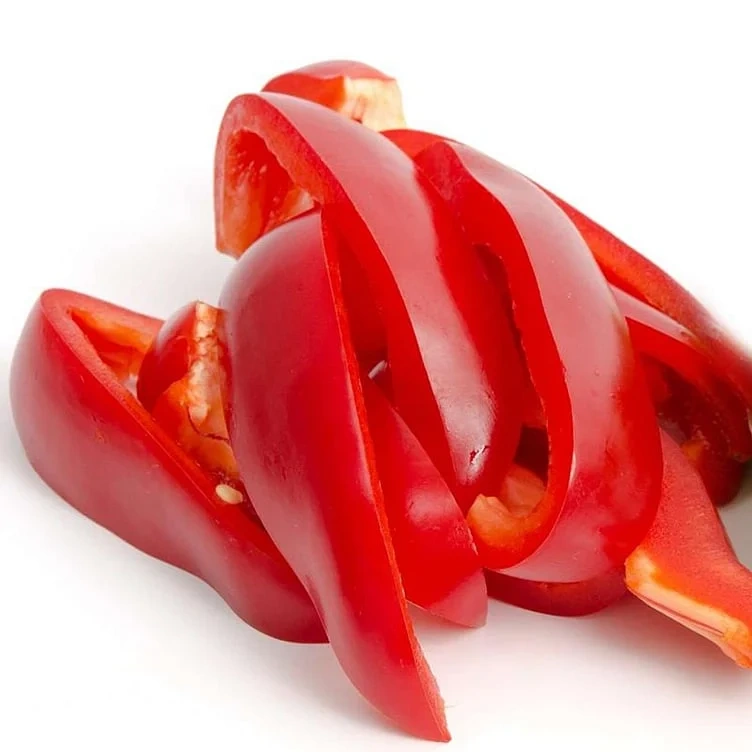 Paprika rød strimlet     kg