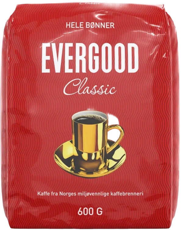 Evergood Classic Hele Bønner 6x600g Proff